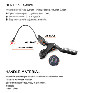 TEKTRO HYDRAULIC BRAKE SET | FRONT & REAR | SS-1200 & SCR-1200